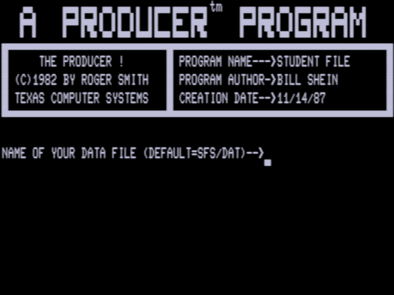 Screen shot